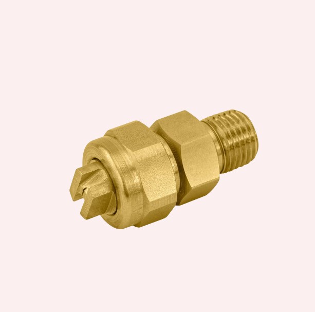 Brass Flat Fan Spray Nozzles Wide Narrow Angle, High Impact Liquid Distribution Nozzles for Cleaning Coating and Surface Treatment Applications